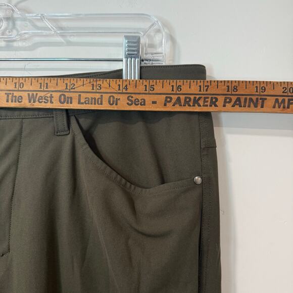 Lululemon Men's ABC Pant Classic Warpstreme Dark Olive Green 32 Dress Commuter - Picture 6 of 9